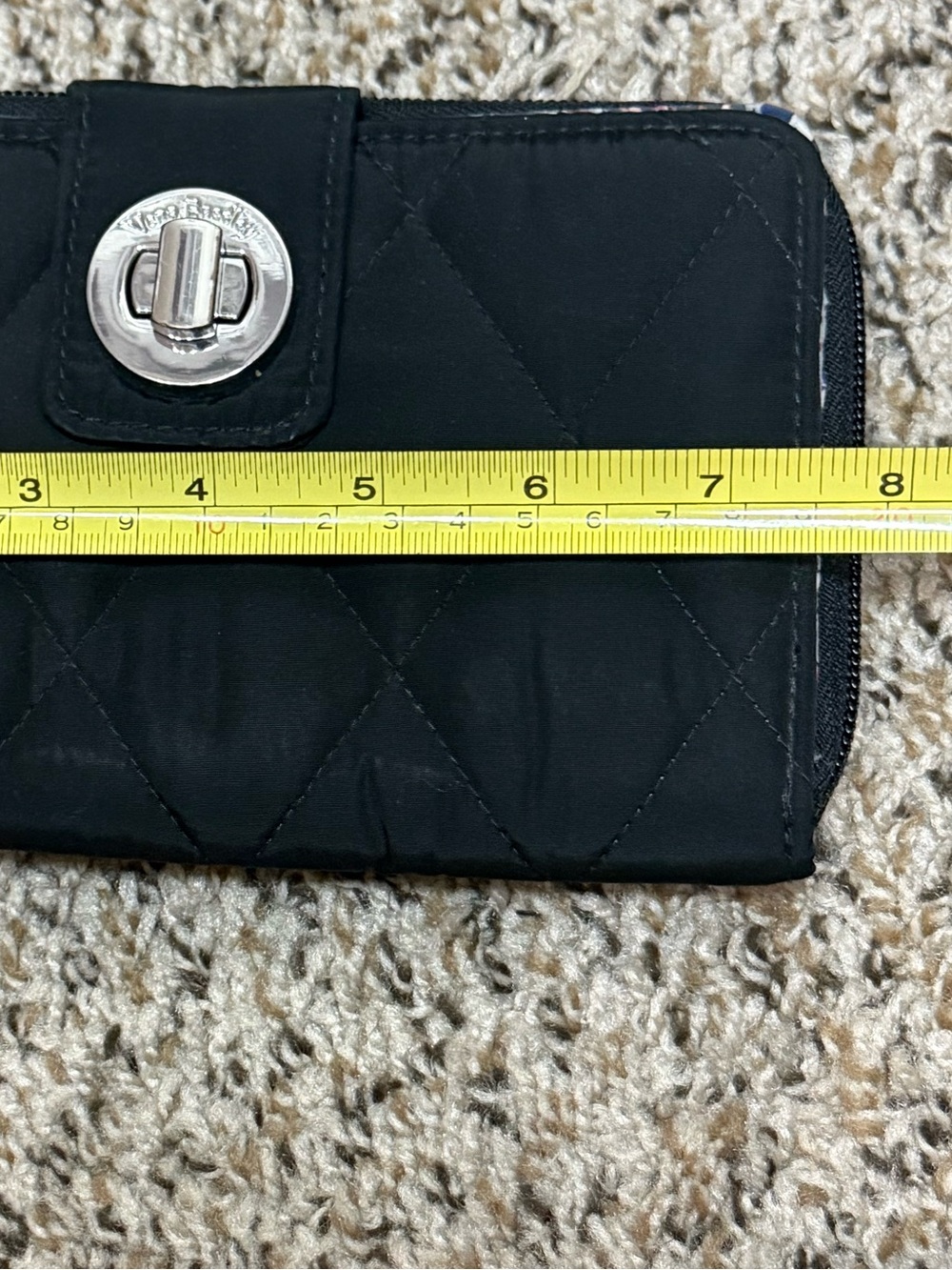 Vera Bradley Ultralight Essential Turnlock Wallet in Moonless Night Pattern - Picture 6 of 7
